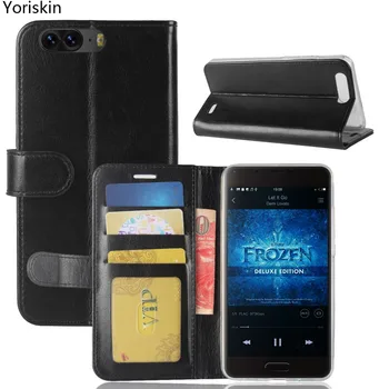 

Magnetic Folio Wallet Leather Phone Case For BlackView P6 Carzy Horse Skin Cover Card Holster Bag Accessories For BlackView P6