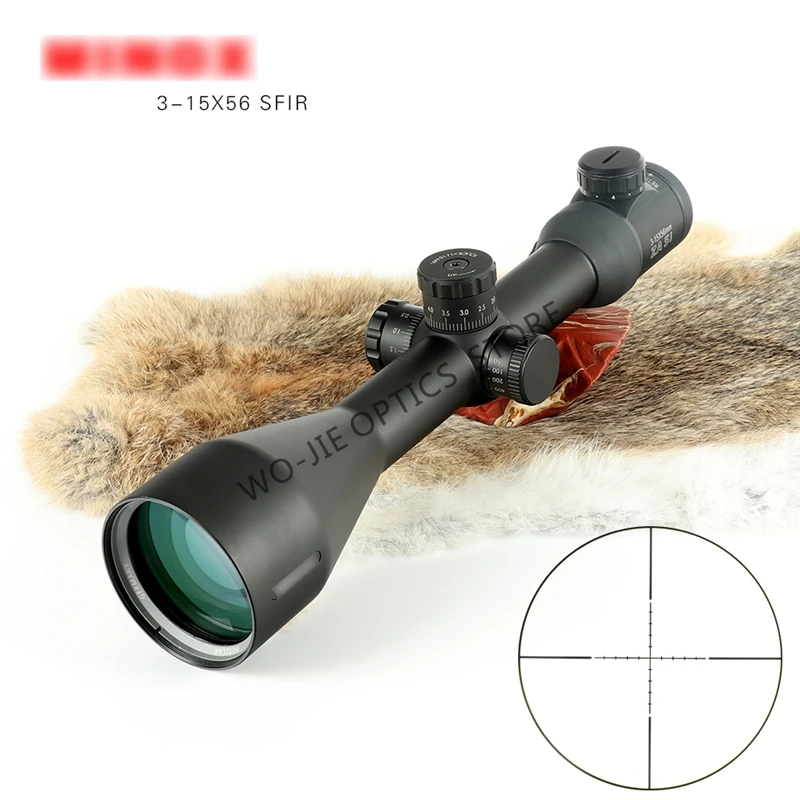 

Hunting Optic 3-15X56 Long Range Riflescope Side Wheel Parallax Optic Sight Rifle Scope Hunting Scopes Sniper Luneta Para Rifle