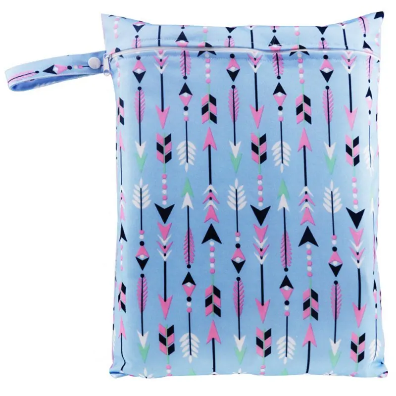 WEIXINBUY/Детские пеленки мешок 40*30 см+ 20*15 см один карман мокрый мешок для мальчиков и девочек одежда для малышей водонепроницаемый многоразовый подгузник Мумия сухой мешок