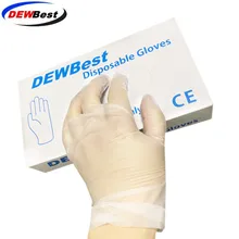 Материал 100 пар ясно, нитриловые виниловая перчатка одноразовые смотровые перчатки латекса заводская цена еды перчатка для обработки