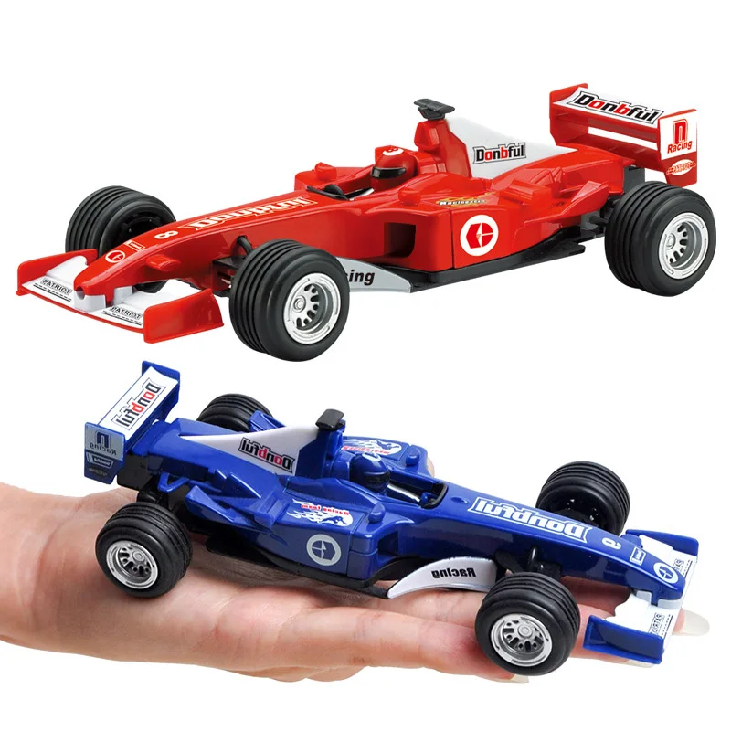 

Hot sale Classic toy Blue and Red Alloy Pull back F1 Formula car model Boy toy gift brinquedos vehicle Sports car toy