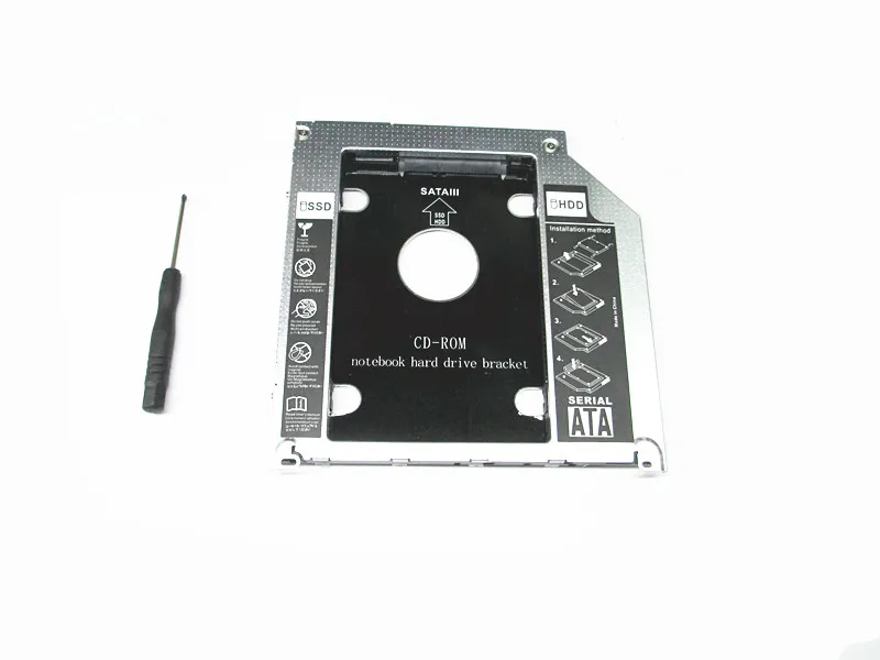 SATA 2ND HDD SDD Супер жесткий диск caddy для Apple Unibody MacBook Pro со светодиодом|drive caddy|hard drive