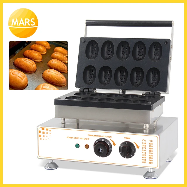 Garosa Egg Puff Waffle Maker, Egg Cake Oven Stainless Steel Commercial  Electric Nonstick Puff Bread Cake Maker Bake Machine 110V 