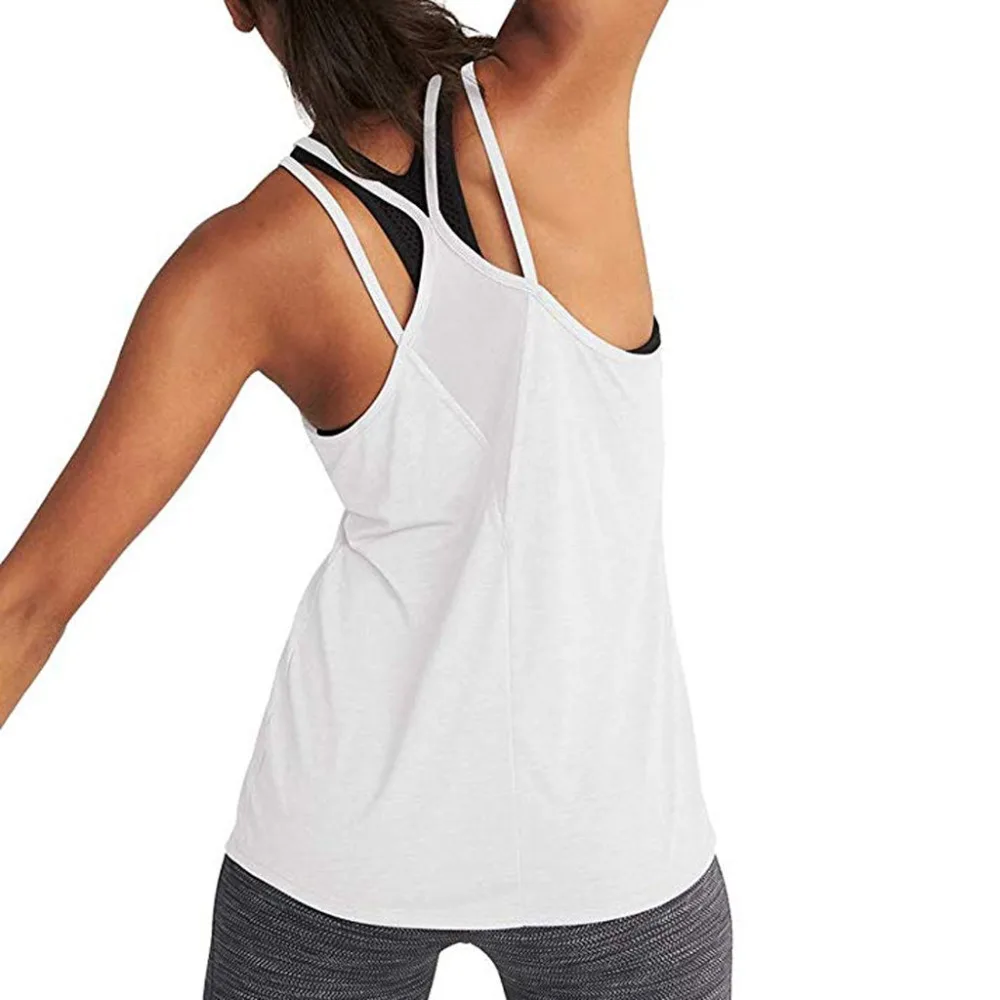 Сексуальная Йога Рубашка с длинными рукавами с круглым вырезом пикантные сетчатые спинки эластичная ткань Спортивная рубашка быстросохнущая Фитнес Костюмы бег Activewear