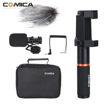 

COMICA Smartphone Video Microphone CVM-VM10-K1 Professional Short Gun Video Microphone Recording Studio for Iphone Xiaomi