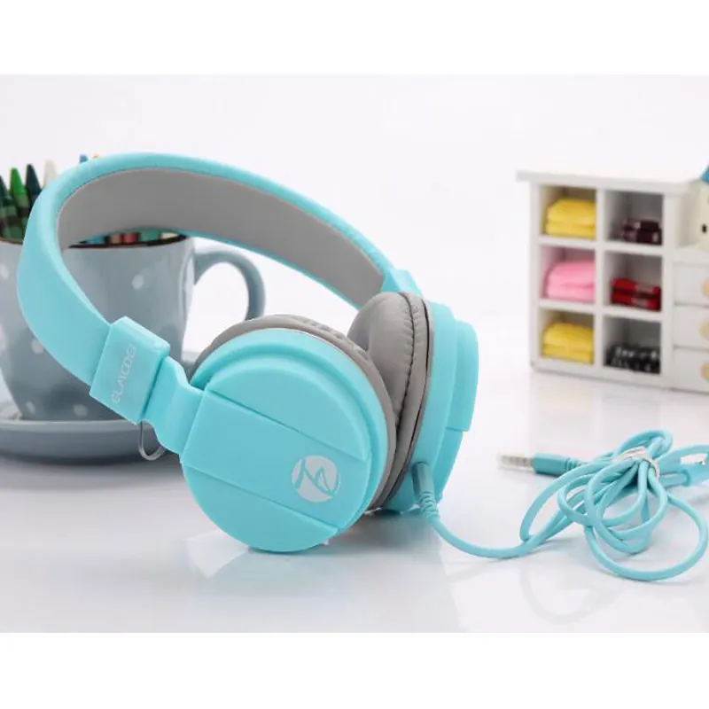 

Headband Headphones headset With Stereo Wire w / Microphone Portable Headset for iPhone Mobile Phone Samsung Girls