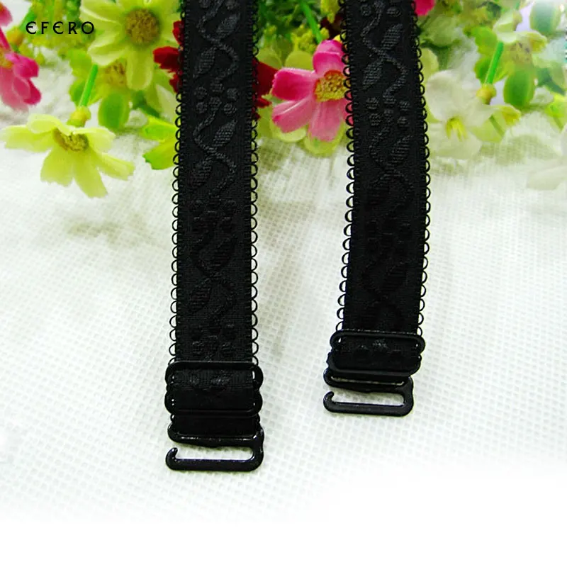 Buy 5Pair Black/White/Skin Color Adjustable Bra Straps Shoulder Strap Elastic