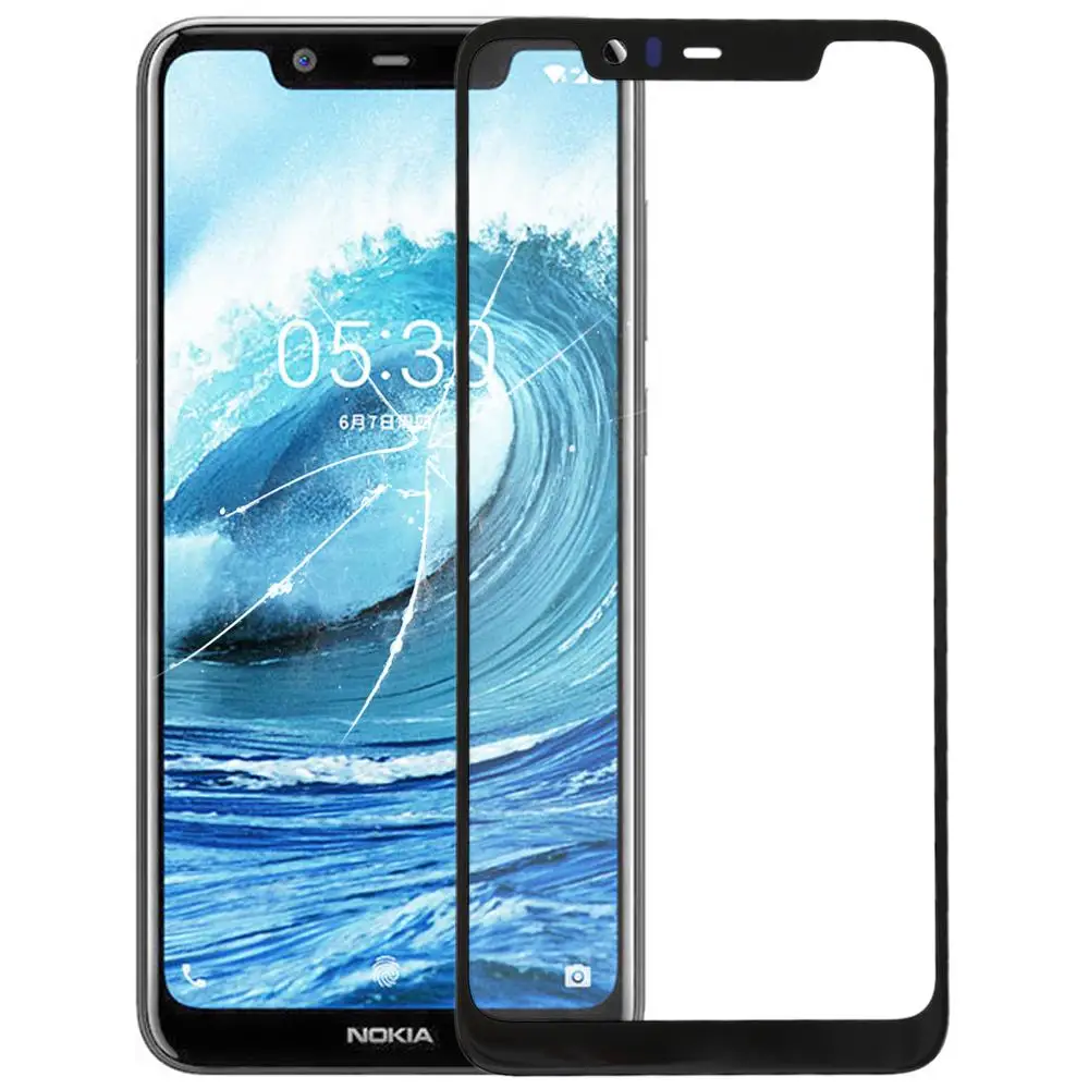 

Front Outer Screen Glass Lens Replacement Touch Screen LCD Cover For Nokia X5