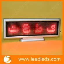 4 компл./лот рабочего стола красный светодиодный дисплей СИД движущихся знак 12*48 точек