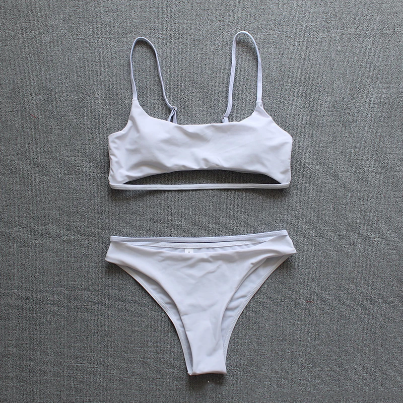 

Swimsuit Women Ribbed High Cut Bikini Swimming Suit For Women Low Waist Bathing Suit Brazilian Biquini Swimwear Women Swimsuit