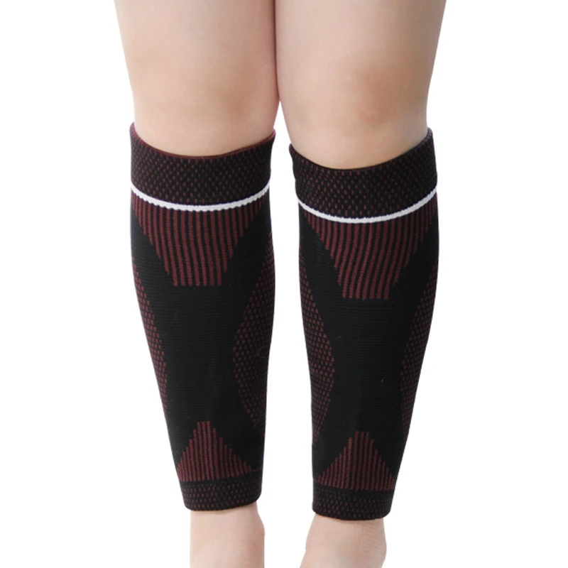 2 предмета тендинит артрит предотвратить теленок рукава Sokcs Knit Running дышащая щитки