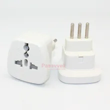 10 шт./партия, итальянский переходник, Милан, Рим, многофункциональный преобразователь, гнездо 10А 250 В медный адаптер