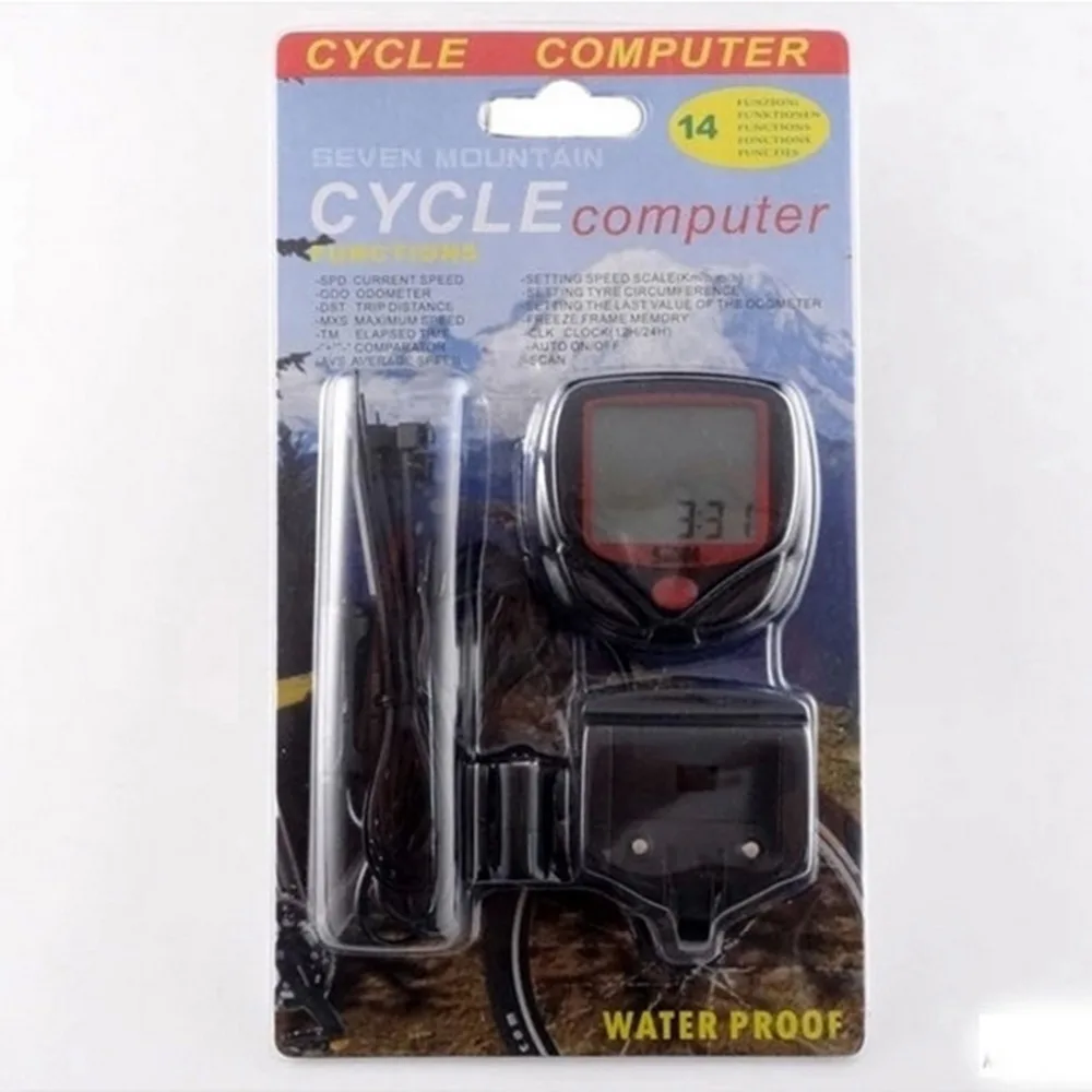 

Arrival Waterproof Wireless Bicycle Computer MTB Bicycle Odometer LCD Bike Cycling Speedometer Rainproof Speed Meter