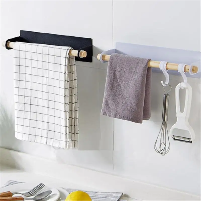 Кухонный самоклеящийся держатель для рулона бумаги, вешалка для хранения полотенец, вешалка на шкаф, подвесная полка для ванной комнаты, держатель для туалетной бумаги