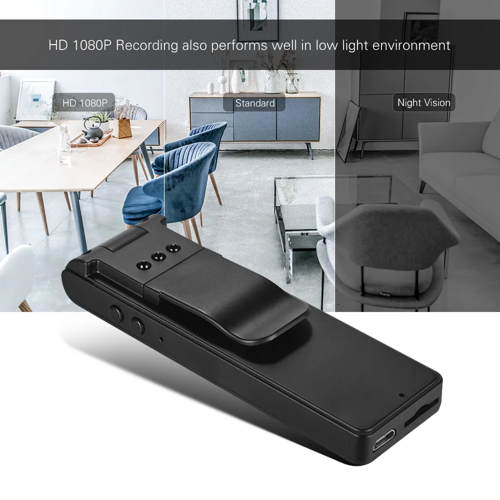 

E580 1080P Mini Digital Camera Recorder Video Voice Recording Pen HD with Rotatable Camera Motion Detection Loop Recording