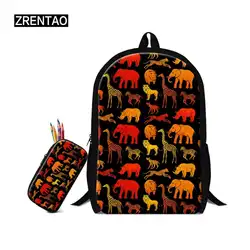 2019 комплект школьных сумок милые Мультяшные Животные Сова/Слон/кролик/летучая мышь детские рюкзаки для мальчиков и девочек книга рюкзак