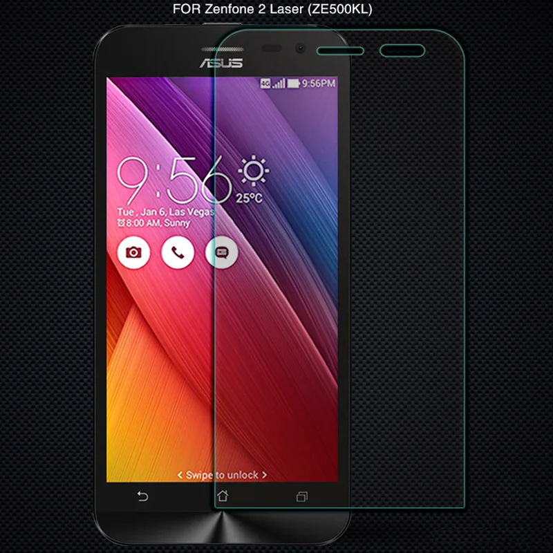 0 26 мм закаленное стекло для ASUS Zenfone 2 Laser ZE500KL Защитная пленка экрана | Мобильные