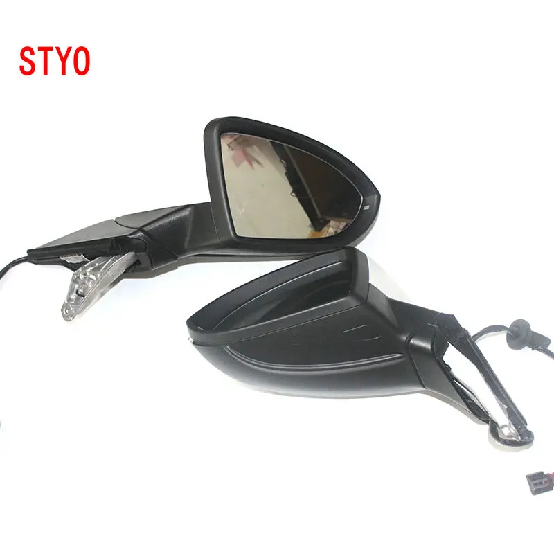 STYO Car no have electric folding Rearview mirror for VW Golf 7 mk7