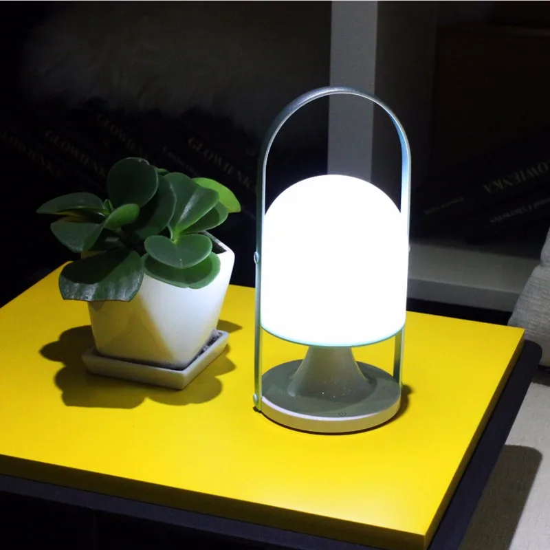 

LED Lamp Night Light Blue Pink Green Desk Table Lamp Emergency LED Rechargeable Outdoor Camping lamp portable outdoor lighting