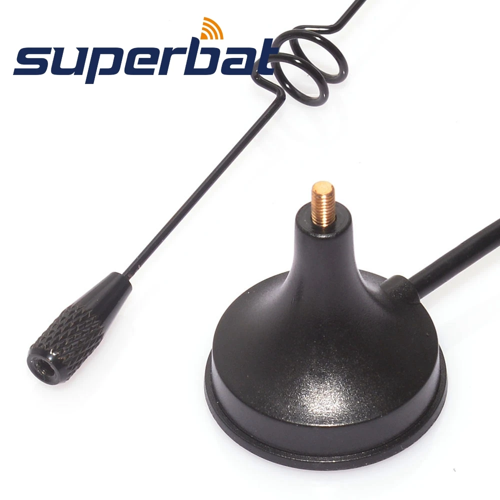 Superbat 136 174/400 490 МГц 3Dbi рация Автомобильная мини всасывающая антенна на крышу