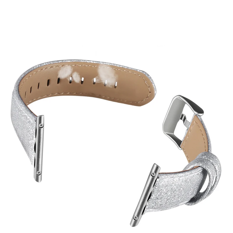 Laforuta для Apple Watch, ремешок 40 мм, 44 мм, кожаный iWatch, ремешок 42 мм, 38 мм, блестящий, мощный, шикарный, наручные часы, браслет на Рождество
