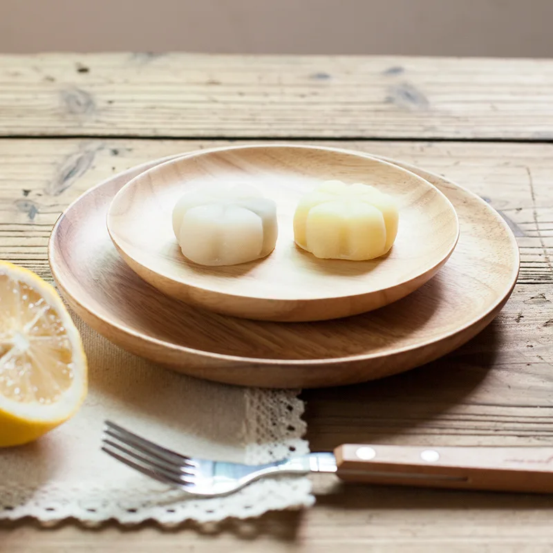 Beech Plates Wooden Tableware