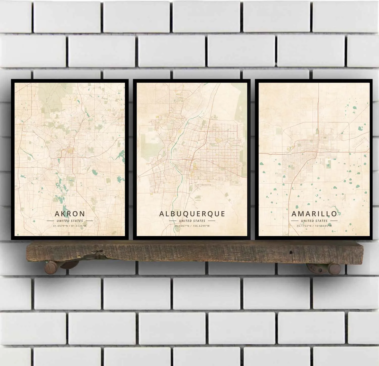

Akron Albuquerque Amarillo Anchorage Ann Arbor Arlington Atlanta Austin Baltimore Boise Boston United States Poster