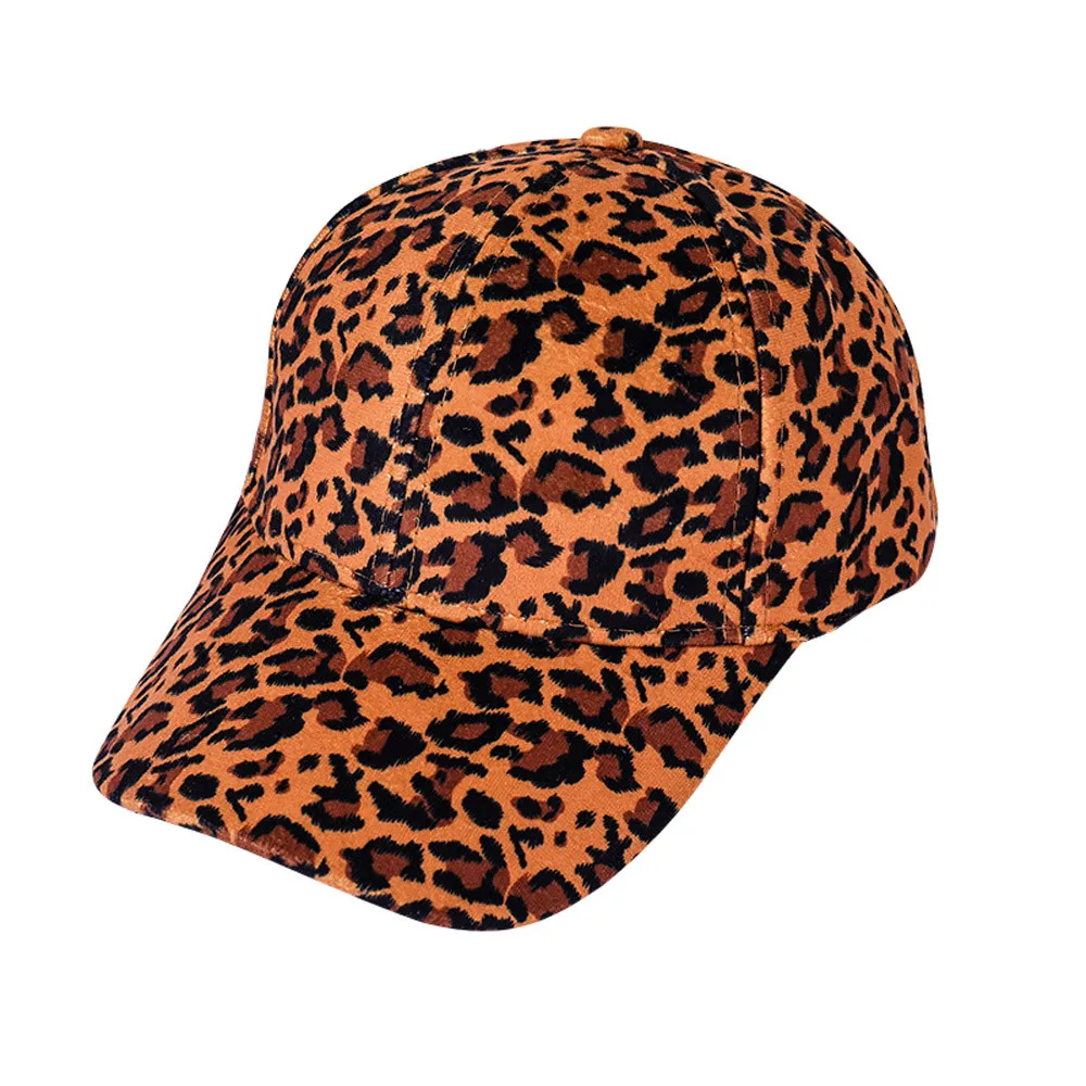 Moda mujer Casual Otoño Invierno Beanie sombrero de lana estampado de leopardo sombrero hueso Masculino Moda Hombre 2018 Casquette Homme Beisbol 10