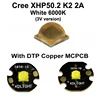 2022 Newset 3V Cree XHP50.2 K2 2A White 6000K LED Emitter with 16mm / 20mm DTP Copper MCPCB ► Photo 1/5
