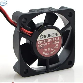 

Sunon KD1204PFB3-8 Computer Double Ball Blower Cooling Fan DC 12V 0.5W 0.04A 4010 40*40*10mm 2 Wires
