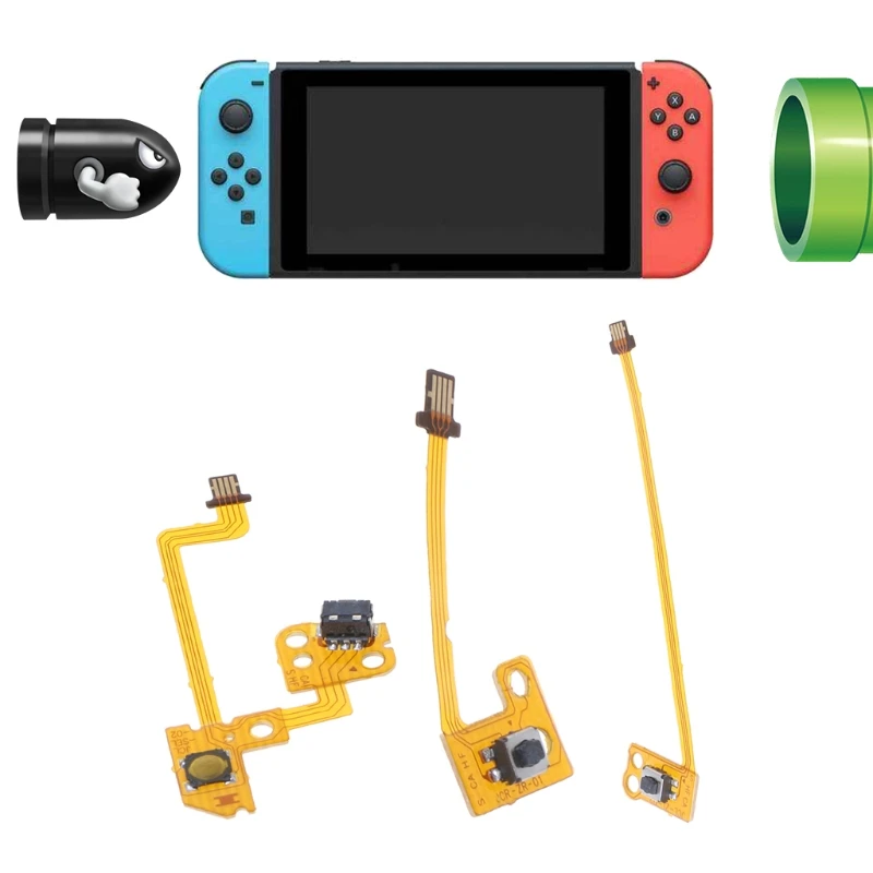 Replacement L Zl Zr Button Key Ribbon Flex Cable For Nintendo Ns Switch Joy Con Controller Buttons Cable Replacement Parts Accessories Aliexpress