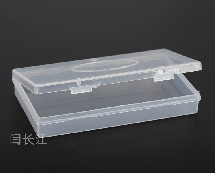 F118 прозрачный Запчасти коробка Пластик коробка Pp прямоугольный бокс небольшой контейнер для проб