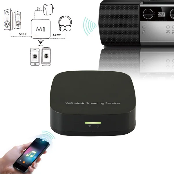 Ios Android Device Wifi Music Streaming Receiver To Speaker Support