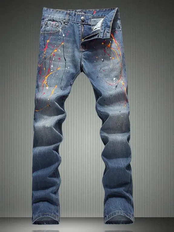 Hot sell England classic color ink thin pants cotton fashion true jeans men famous brand mens