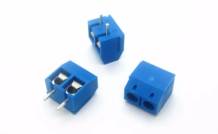 

Free Shipping 500pcs KF301-2P KF301-5.0-2P KF301 2Pin 5.08mm Plug-in Screw Terminal Block Connector