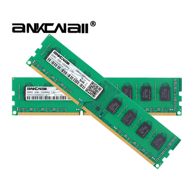 Оперативная память DDR3 2 Гб(2 шт. x 2 Гб) 1333 МГц 1600 МГц PC3-10600/12800 для Intel настольного компьютера Память DIMM 1,5 в 240Pin