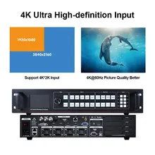 SC4KS SDI видео Сплайсер для процессора Поддержка вращения изображения Зеркало 10 Режим сохранены 8 Горячий Ключ вызова для аренды этап светодио дный LED экран дисплей