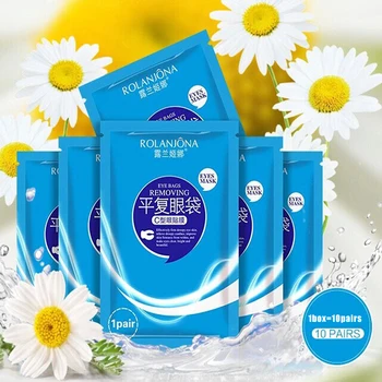 

1box=10pairs ROLANJONA Calm down Eyebag eye mask EyePatches For The Eye desalination BlackEye BYE BAGS REMOVING EYE MASK
