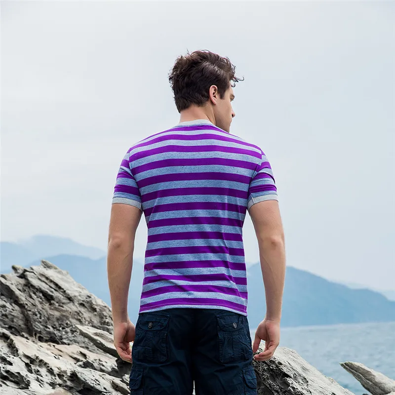 FREDD MARSHALL Fashion Brand Men's Polo Shirts 2018 New Arrival Summer Male Cotton Casual Short Sleeve Striped Polo Shirt Homme Tops  (17)