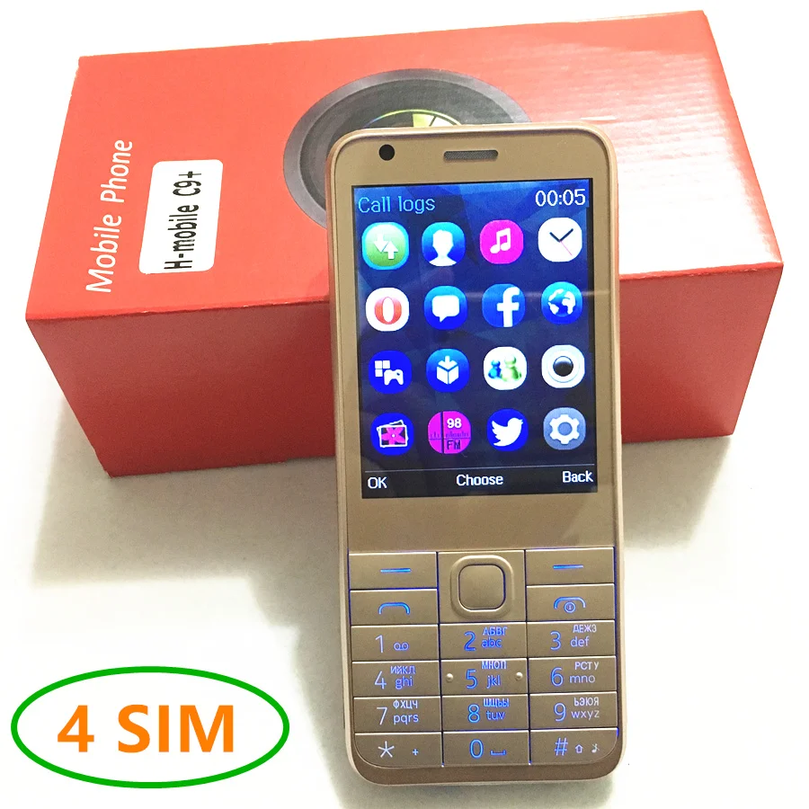 2 8 New 4 Sim Cards 4 Standby Mobile Phone Mp3 Gsm China Cheap