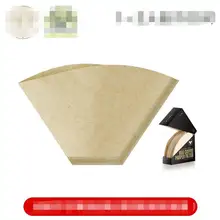 Бумажные фильтры для кофе и не подлежит отбеливанию; V60 фильтровальные Мешки Руки Падение капсула американский кофе машина бумажные фильтры для кофе почтовые расходы