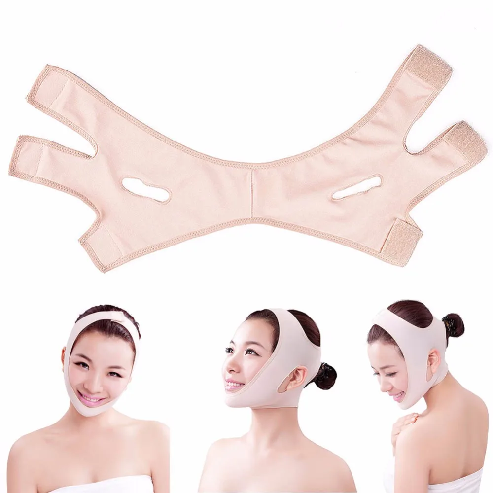 

Delicate Facial Thin Face Mask Slimming Bandage Skin Care Belt Shape And Lift Reduce Double Chin Face Mask Face Thining Band