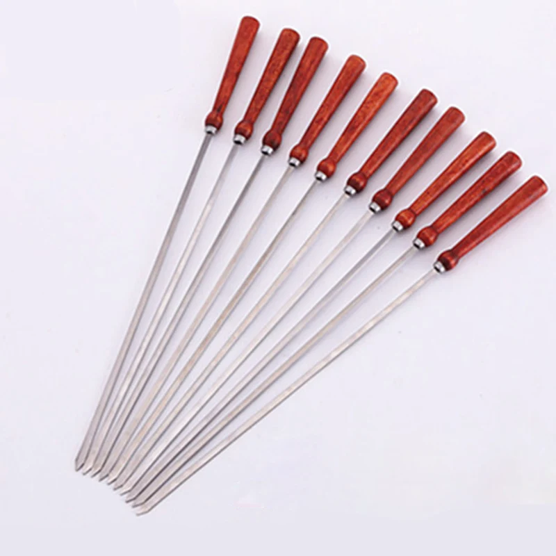 wooden bbq skewer set  (3)
