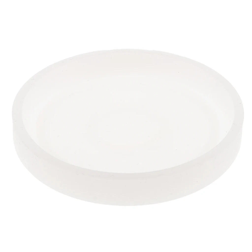 DIY Round Mold Coaster Silicone Mold Fondant Cake Chocolate Molds for Casting with Resin Concrete Cement Polymer Clay 87mm