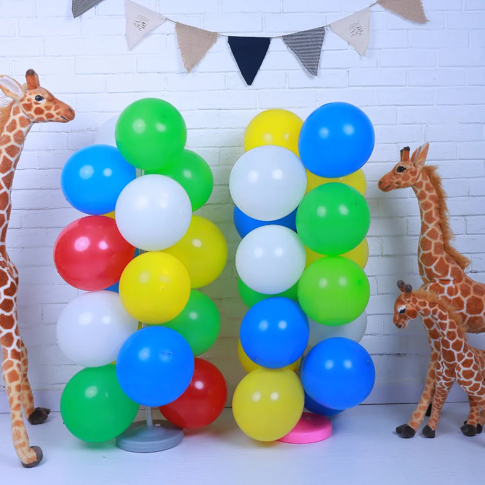 1 set Plastic Balloon Column Tubes Sticks and Balloon Connect Base with