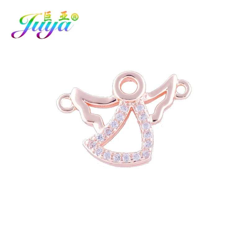 Rose Gold Juya принадлежности для ювелирных аксессуаров Корона Сделай Сам девочка Мальчик подвеска с надписью мама разъемы для женщин серьги браслеты Изготовление ювелирных изделий - Цвет: Rose Gold