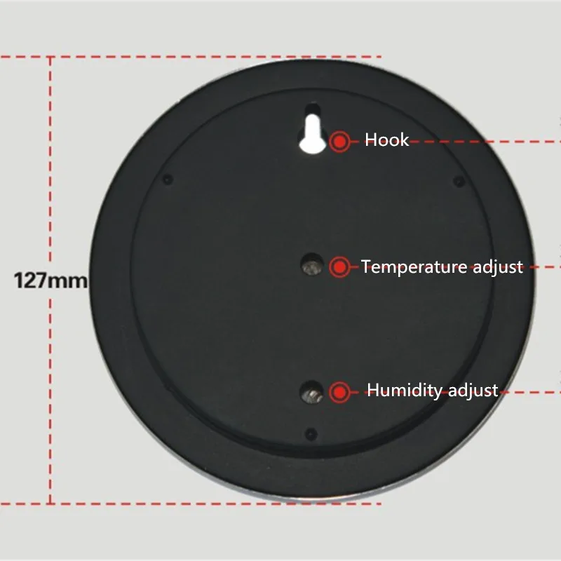 Термометр гигрометр термограф измеритель влажности гидротермограф Метеостанция для сауны Индуктивный указатель 0C-120C