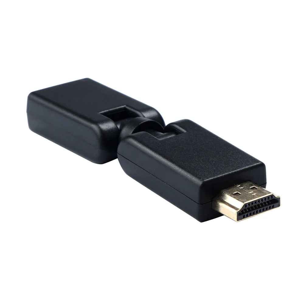 

HIPERDEAL HDMI Adapter Rotating Twister Female to Male Coupler 360 Degree Swivel 24K ye11.8 0513