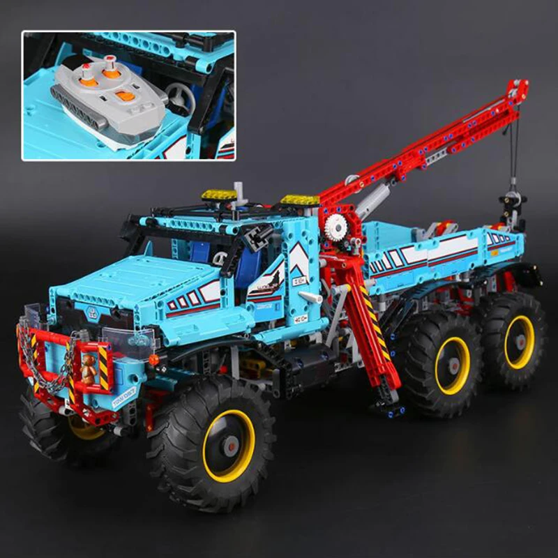 

20056 Technic Series The Ultimate All Terrain 6X6 Remote Control Truck Set Building Blocks Bricks Toy Model oyuncak toys