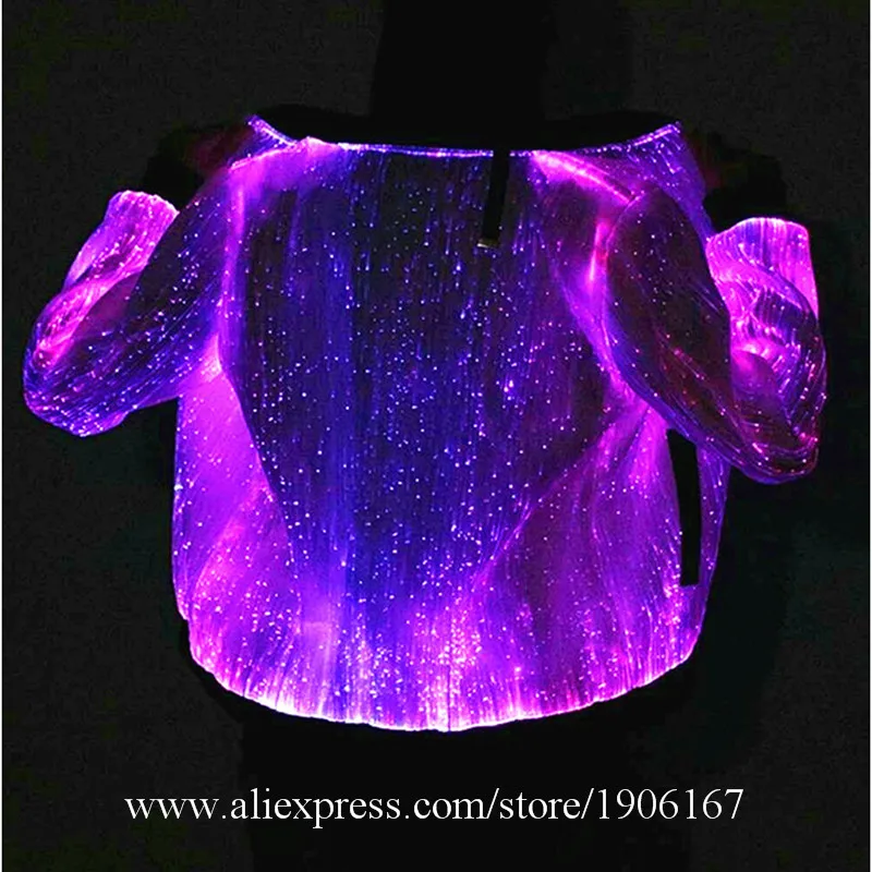 Bar singer night party birthday party stage show host DJ fiber led lighting3
